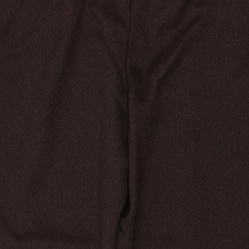 EWM Womens Brown Polyester Trousers Size 20 L25 in Regular