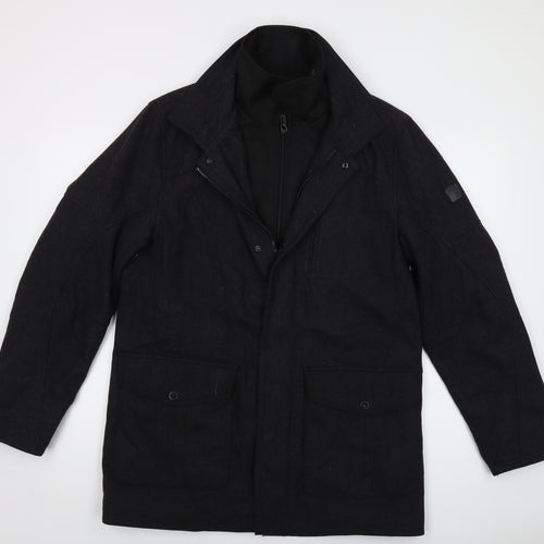 Tech Mens Grey Jacket Size M Zip