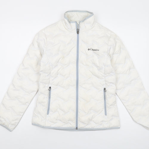 Columbia Womens Ivory Puffer Jacket Jacket Size S Zip