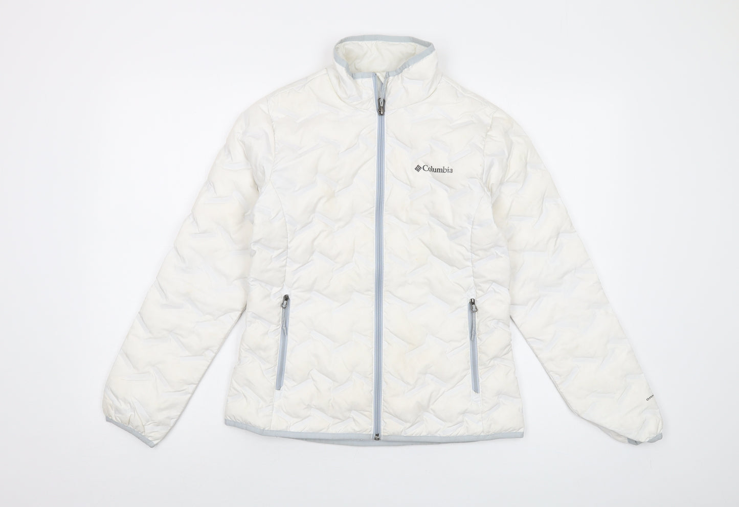 Columbia Womens Ivory Puffer Jacket Jacket Size S Zip