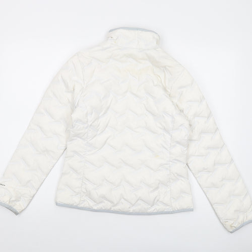 Columbia Womens Ivory Puffer Jacket Jacket Size S Zip