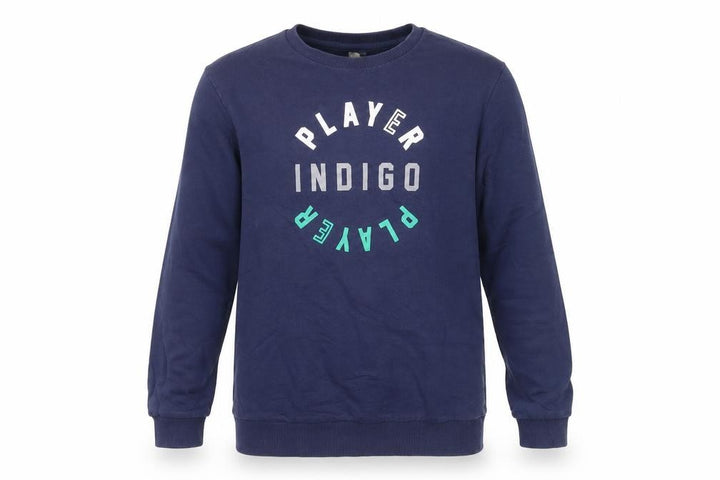 Indigo Girls Blue Cotton Pullover Sweatshirt Size 11-12 Years Pullover