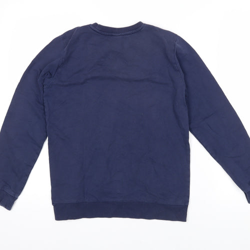 Indigo Girls Blue Cotton Pullover Sweatshirt Size 11-12 Years Pullover