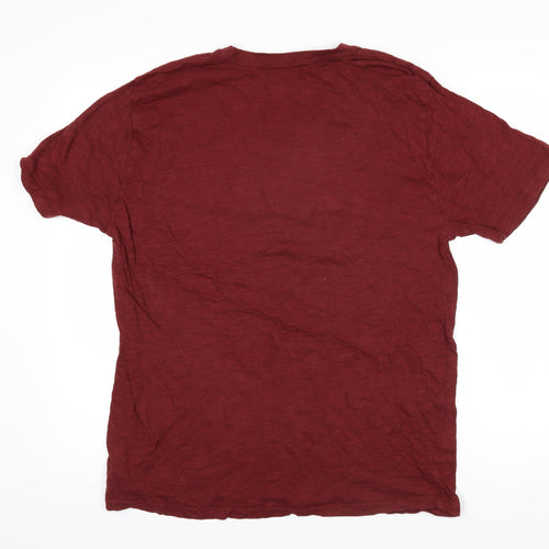 Gap Mens Brown Cotton T-Shirt Size L Round Neck - Its all good, Rib roast Shoulder Ham Belly. Pig