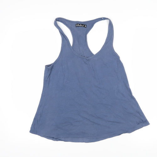 Golden Breed Womens Blue Cotton Basic T-Shirt Size S Scoop Neck