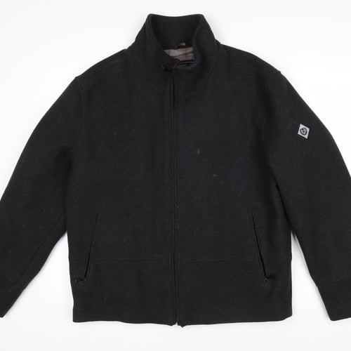 Henri Lloyd Mens Grey Jacket Coat Size M Zip