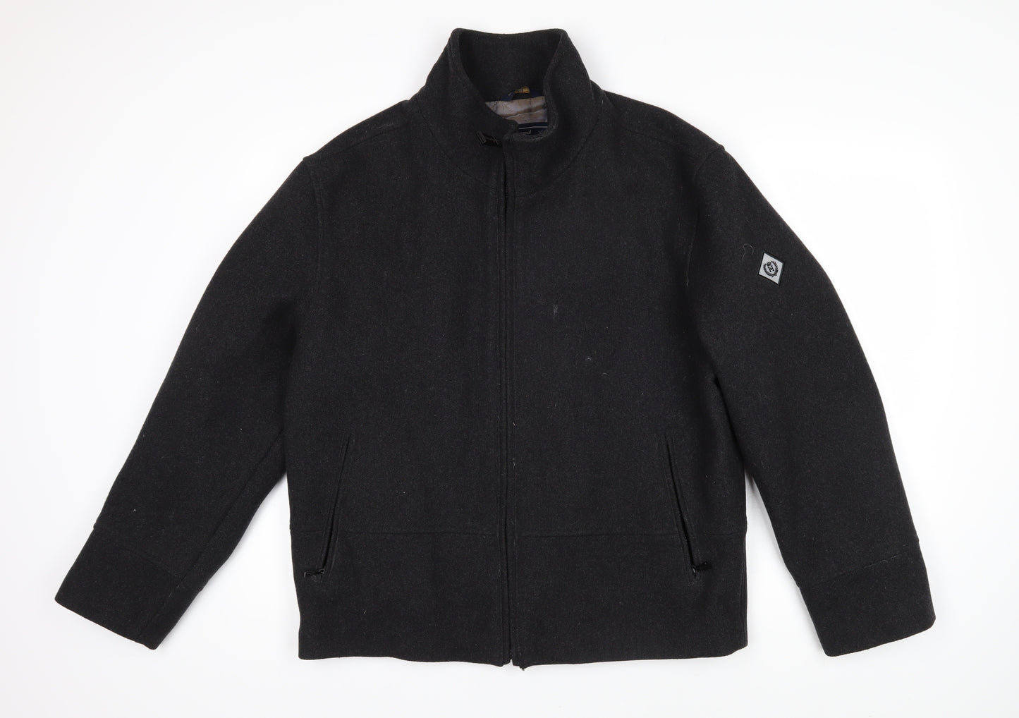 Henri Lloyd Mens Grey Jacket Coat Size M Zip