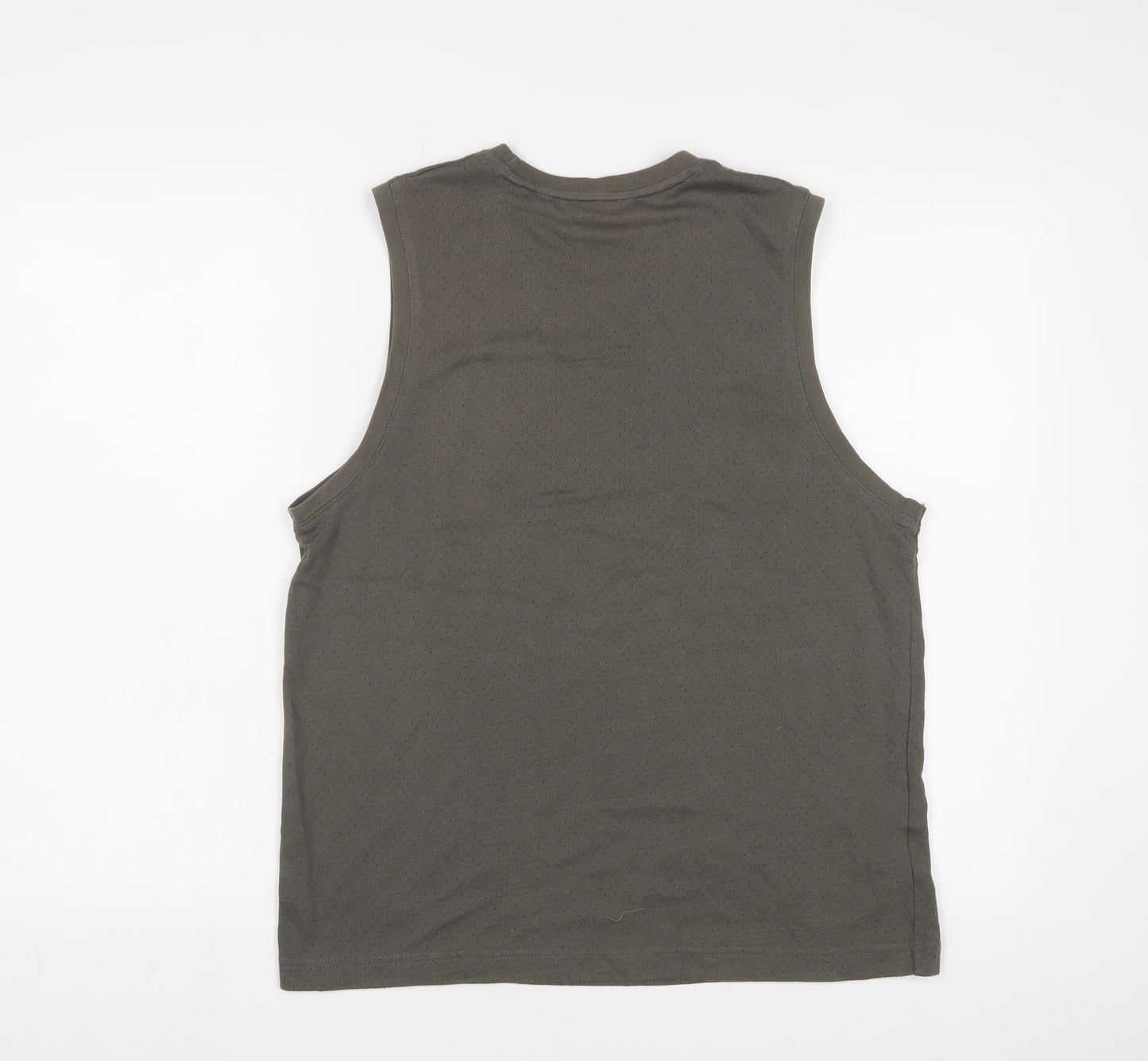 Easy Mens Grey Cotton T-Shirt Size M Crew Neck - Surfing 38