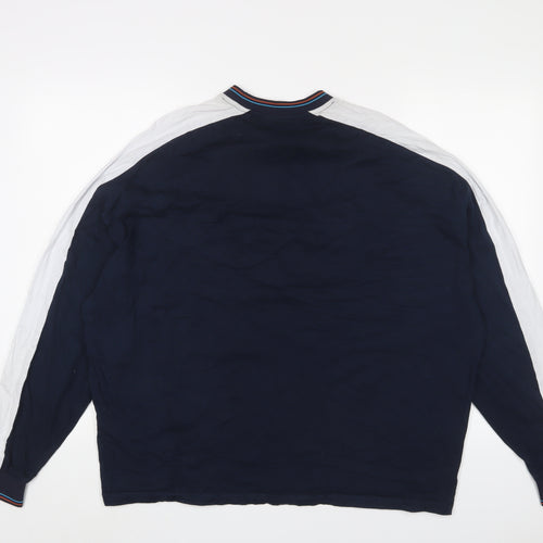 ASOS Mens Blue Cotton T-Shirt Size L Crew Neck