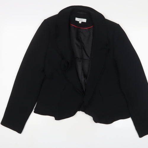 NEXT Womens Black Jacket Blazer Size 14 Button - Lace