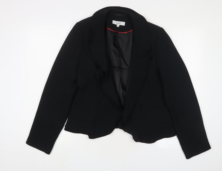 NEXT Womens Black Jacket Blazer Size 14 Button - Lace