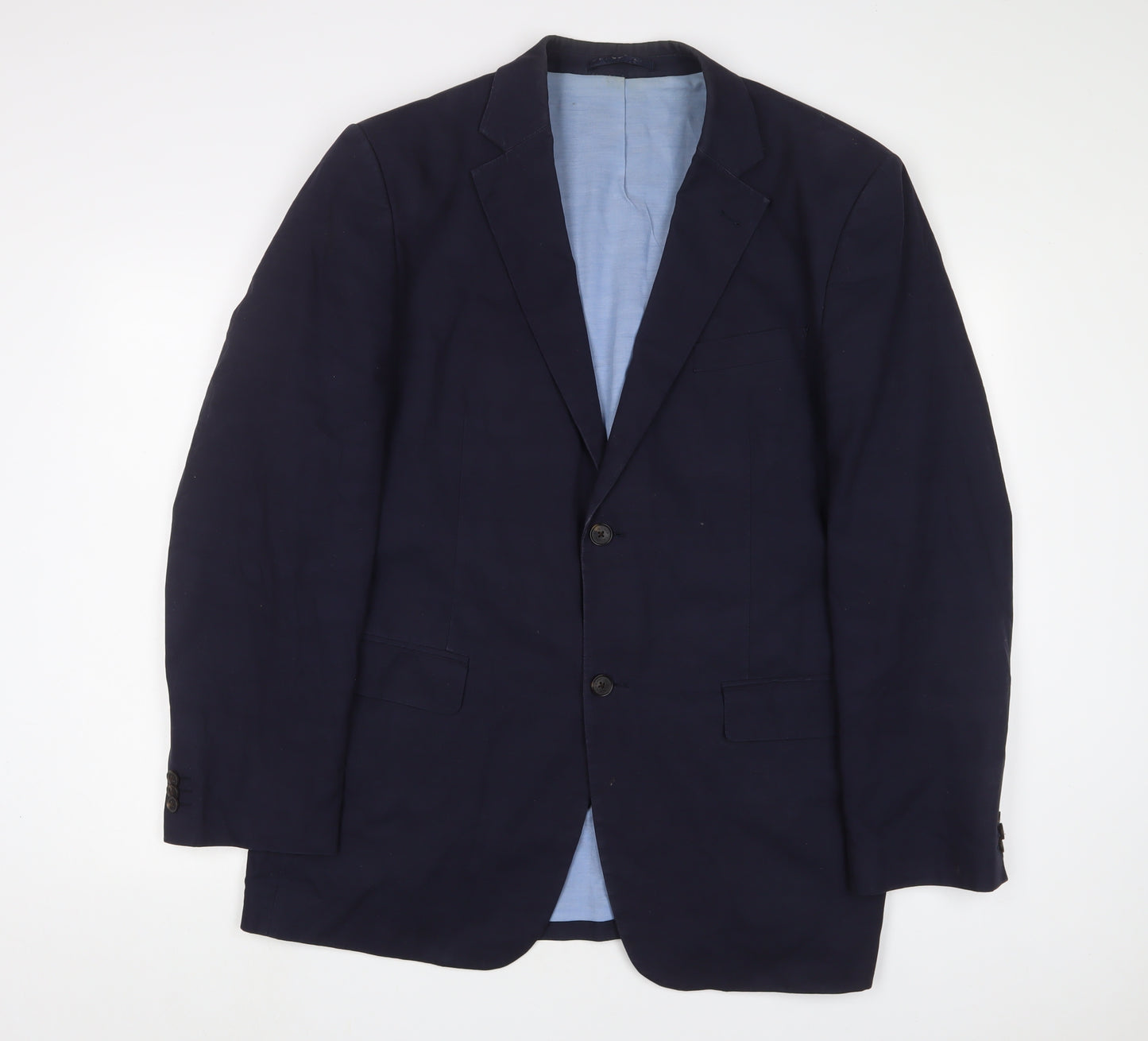 Maine Mens Blue Jacket Blazer Size XL Buckle