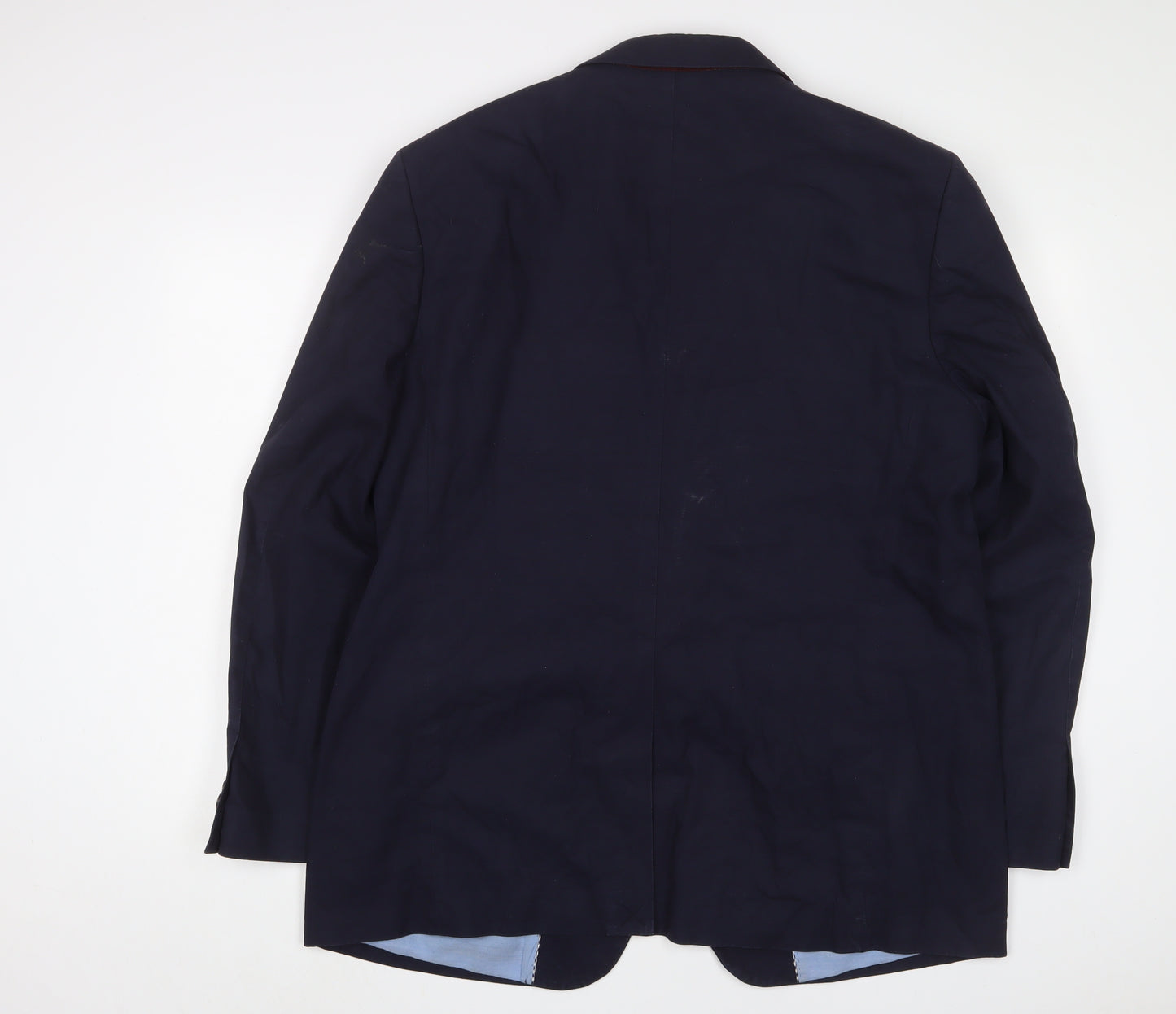Maine Mens Blue Jacket Blazer Size XL Buckle