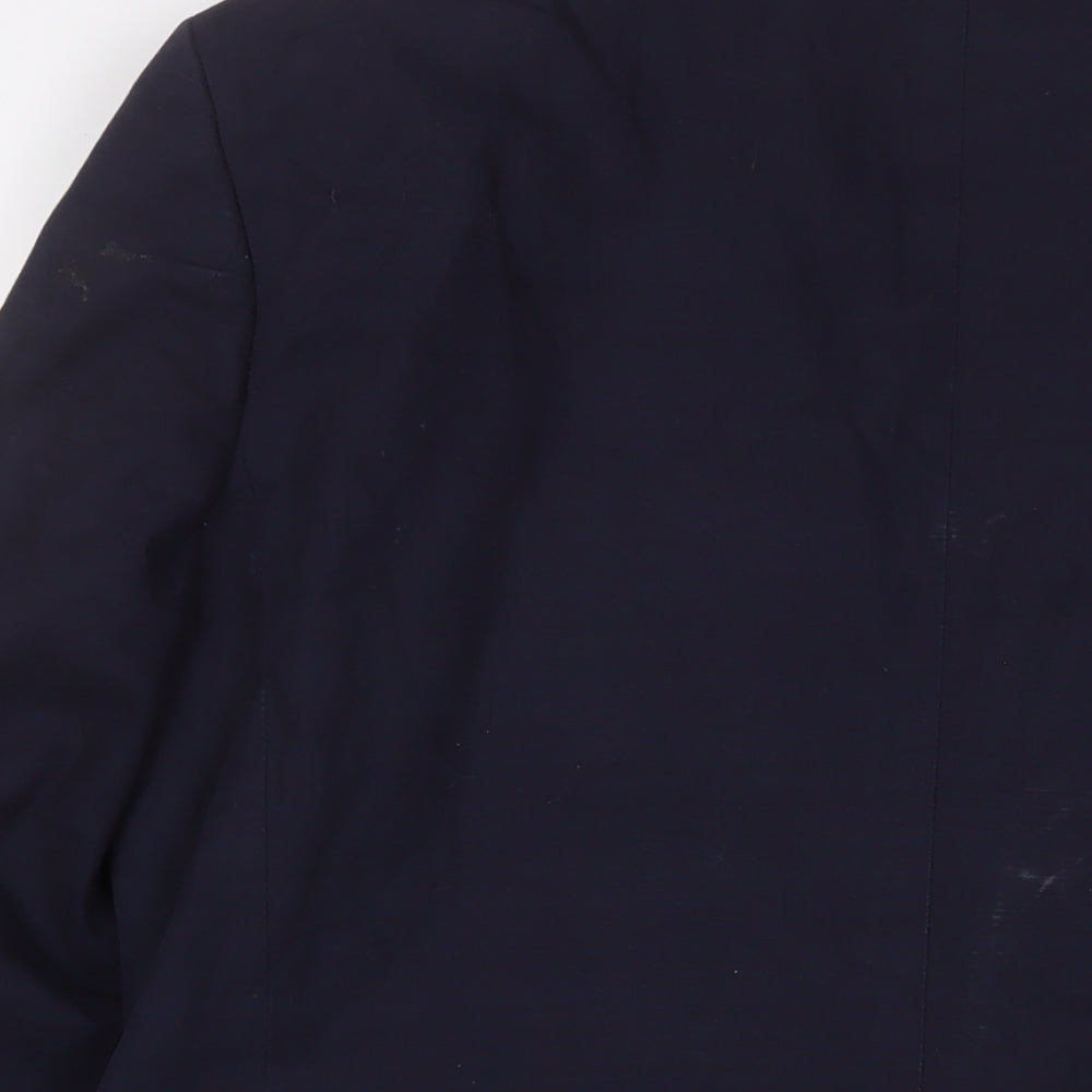 Maine Mens Blue Jacket Blazer Size XL Buckle