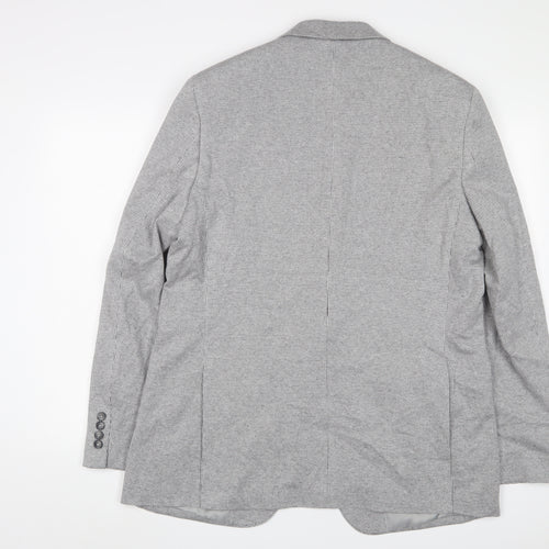 NEXT Mens Grey Cotton Jacket Suit Jacket Size 44 Regular