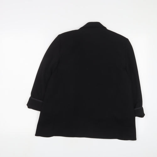 Topshop Womens Black Jacket Blazer Size 8