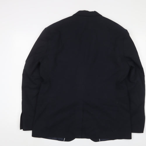 New Look Mens Blue Polyester Jacket Suit Jacket Size 44 Regular