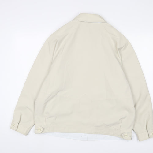 Berkertex Womens Beige Jacket Size 16 Button