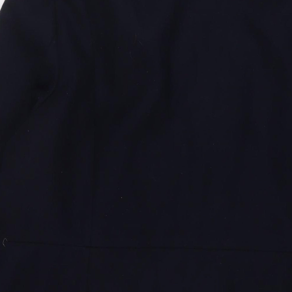 Marks and Spencer Womens Blue Overcoat Coat Size 18 Button