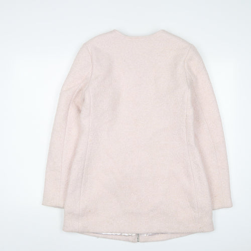 New Look Womens Pink Jacket Size 12 Zip