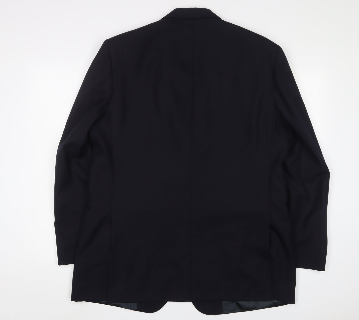 Aubrey Mens Blue Wool Jacket Suit Jacket Size 44 Regular
