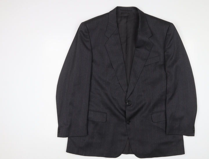 Marks and Spencer Mens Grey Wool Jacket Suit Jacket Size 46 Regular