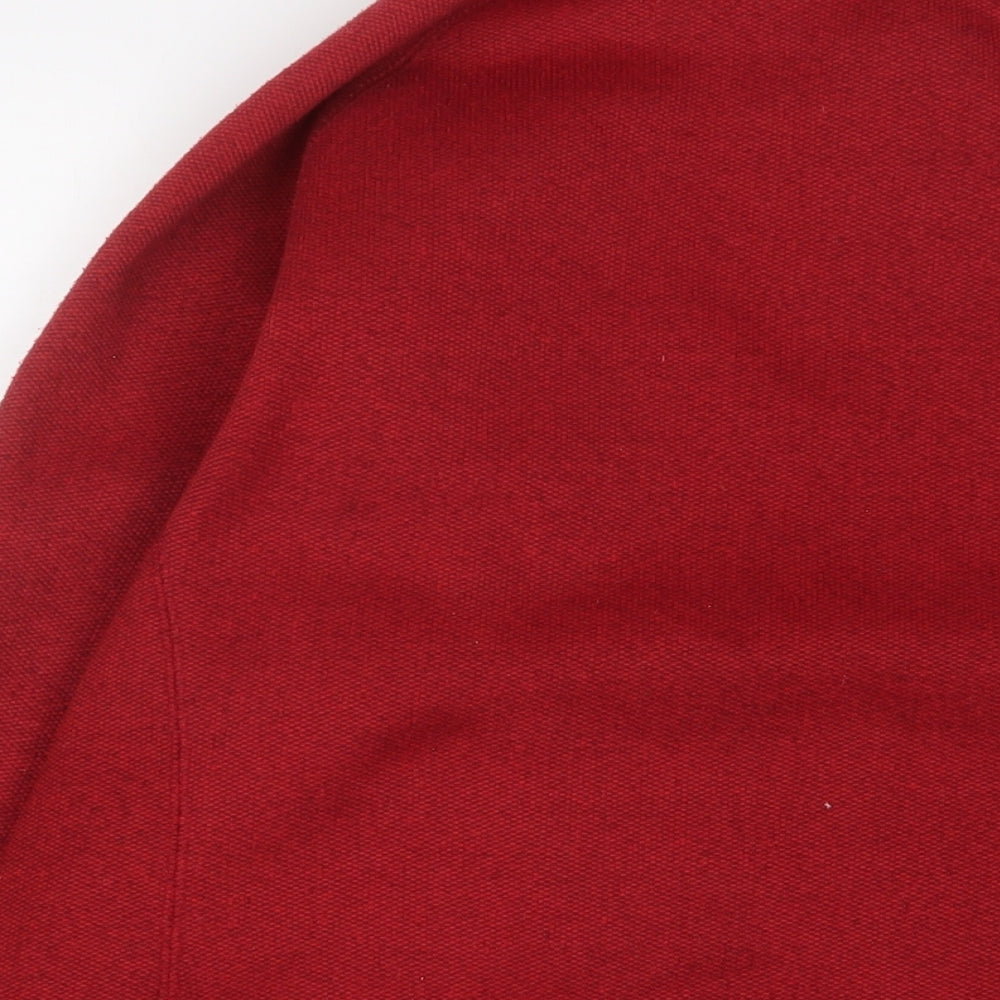 Ayacucho Mens Red Jacket Size XL Zip - Logo, Embroidered