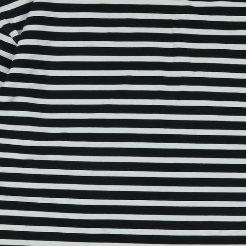 kin Womens Black Cotton Jersey T-Shirt Size XS Scoop Neck - Logo