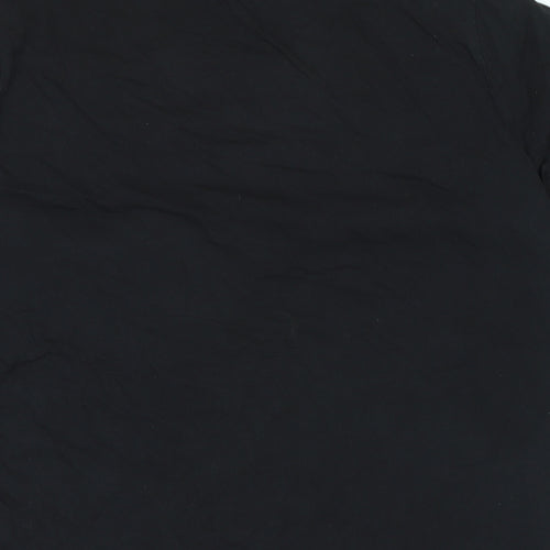 Jack Wills Mens Black Cotton T-Shirt Size S Crew Neck - Logo