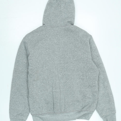 Soul Star Mens Grey Jacket Size XL Zip - Logo - Soul Luxery