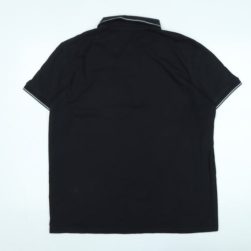 Armani Exchange Mens Blue Cotton Polo Size XL Collared - Logo - Armani Exchange