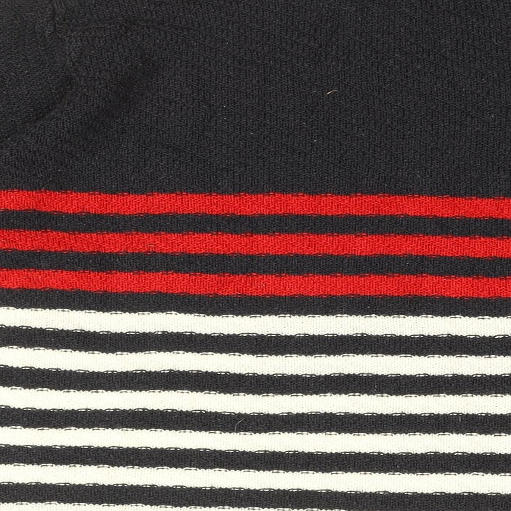 Isle Womens Blue Round Neck Striped Acrylic Pullover Jumper Size 18 - Size 18-20