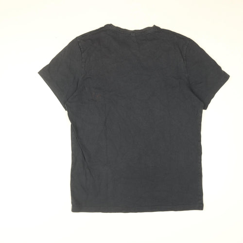 Jack Wills Mens Blue Cotton T-Shirt Size M Round Neck
