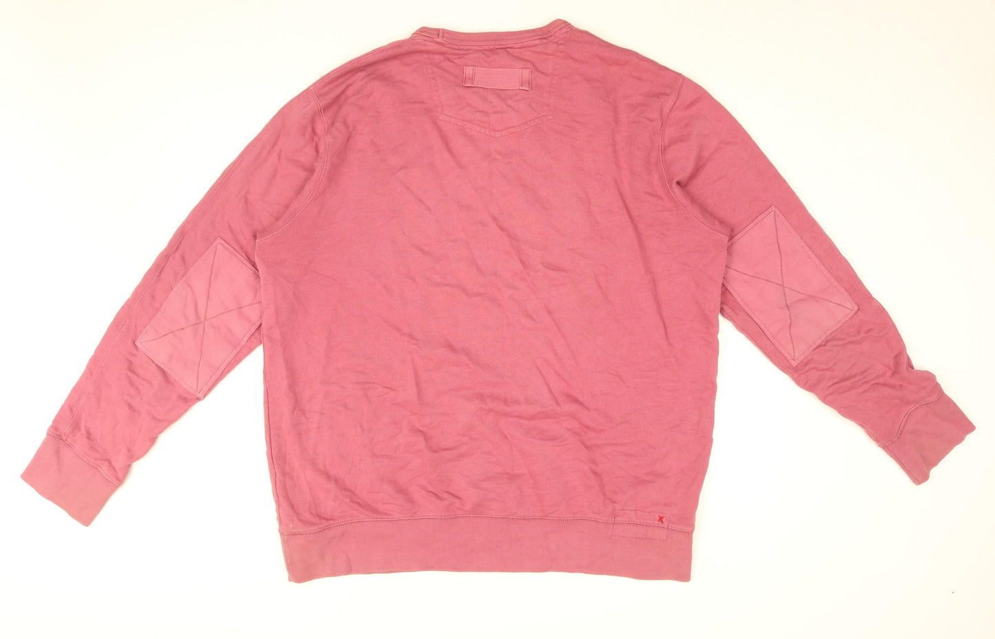 Fat Face Mens Pink Cotton Pullover Sweatshirt Size L