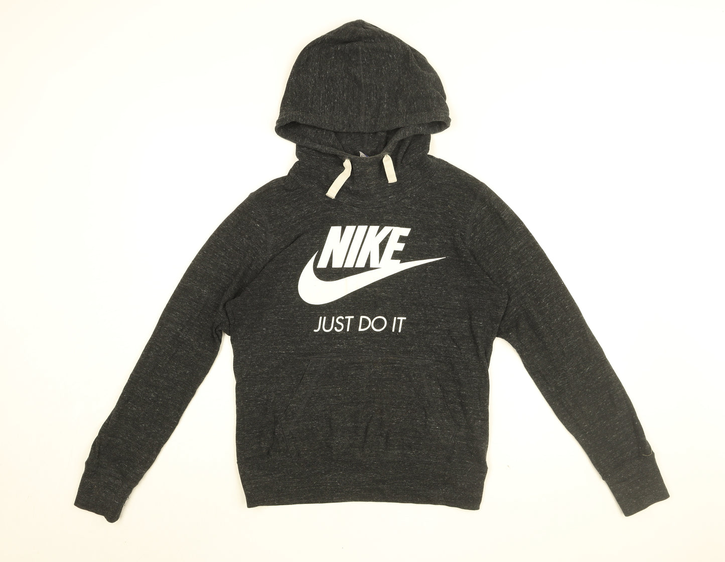 Nike Womens Black Cotton Pullover Hoodie Size M Pullover - Nike, Just Do It