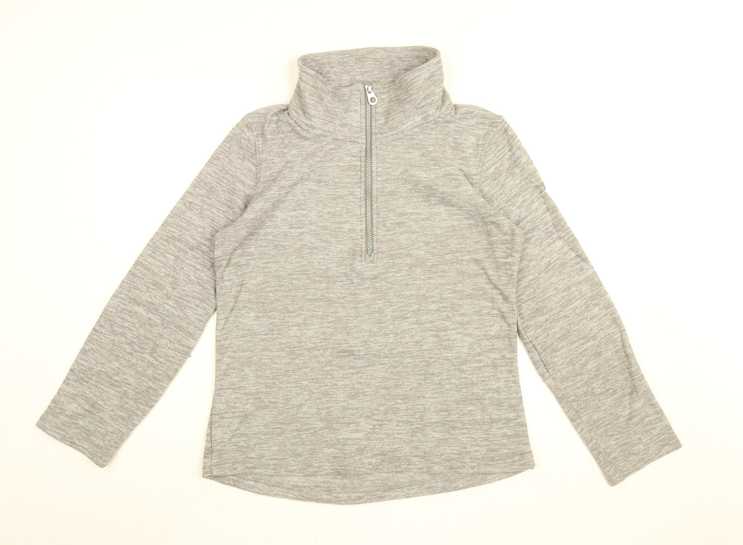 Regatta Womens Grey Polyester Pullover Sweatshirt Size 14 Zip