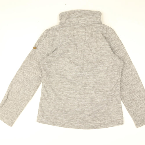 Regatta Womens Grey Polyester Pullover Sweatshirt Size 14 Zip