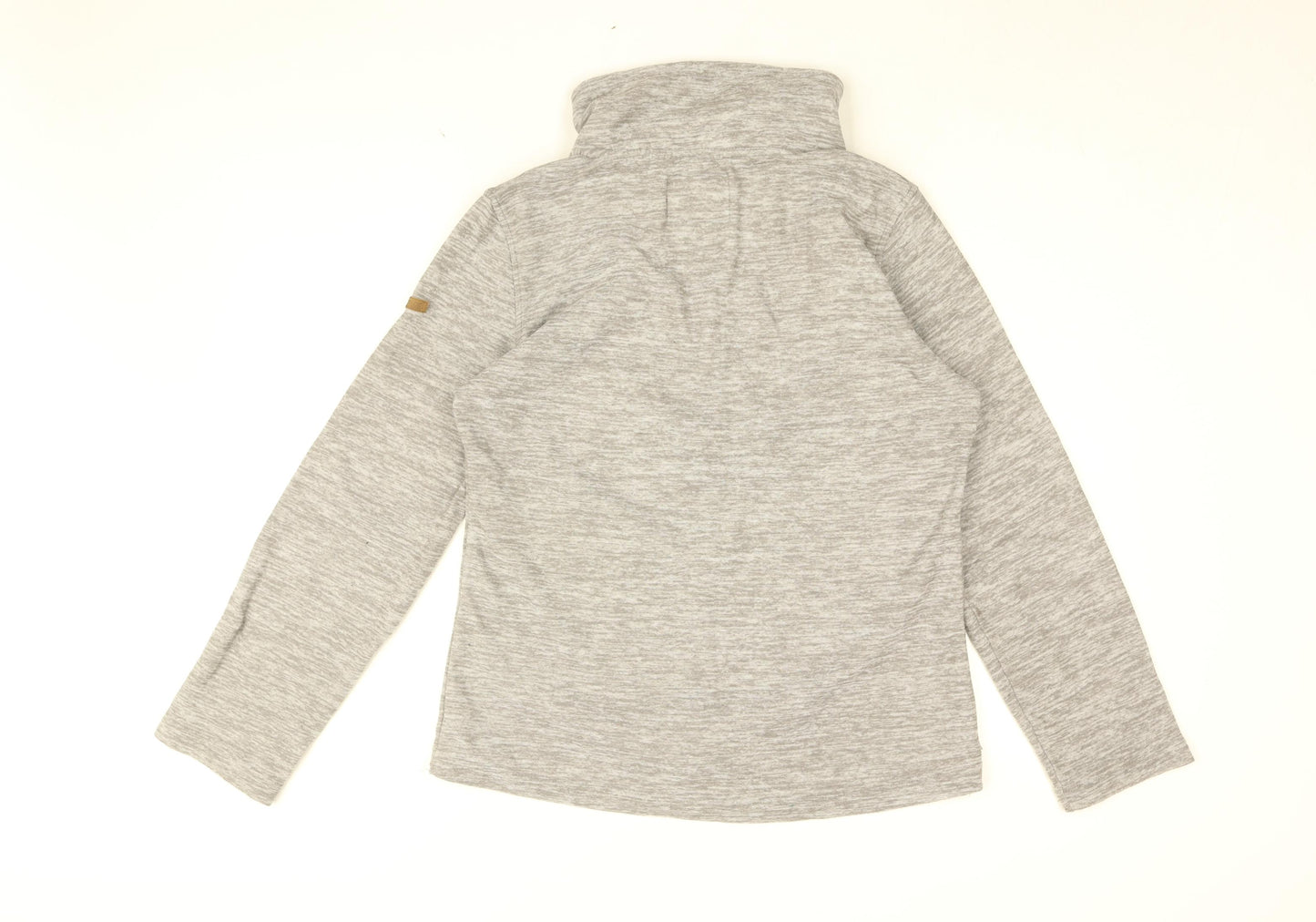 Regatta Womens Grey Polyester Pullover Sweatshirt Size 14 Zip