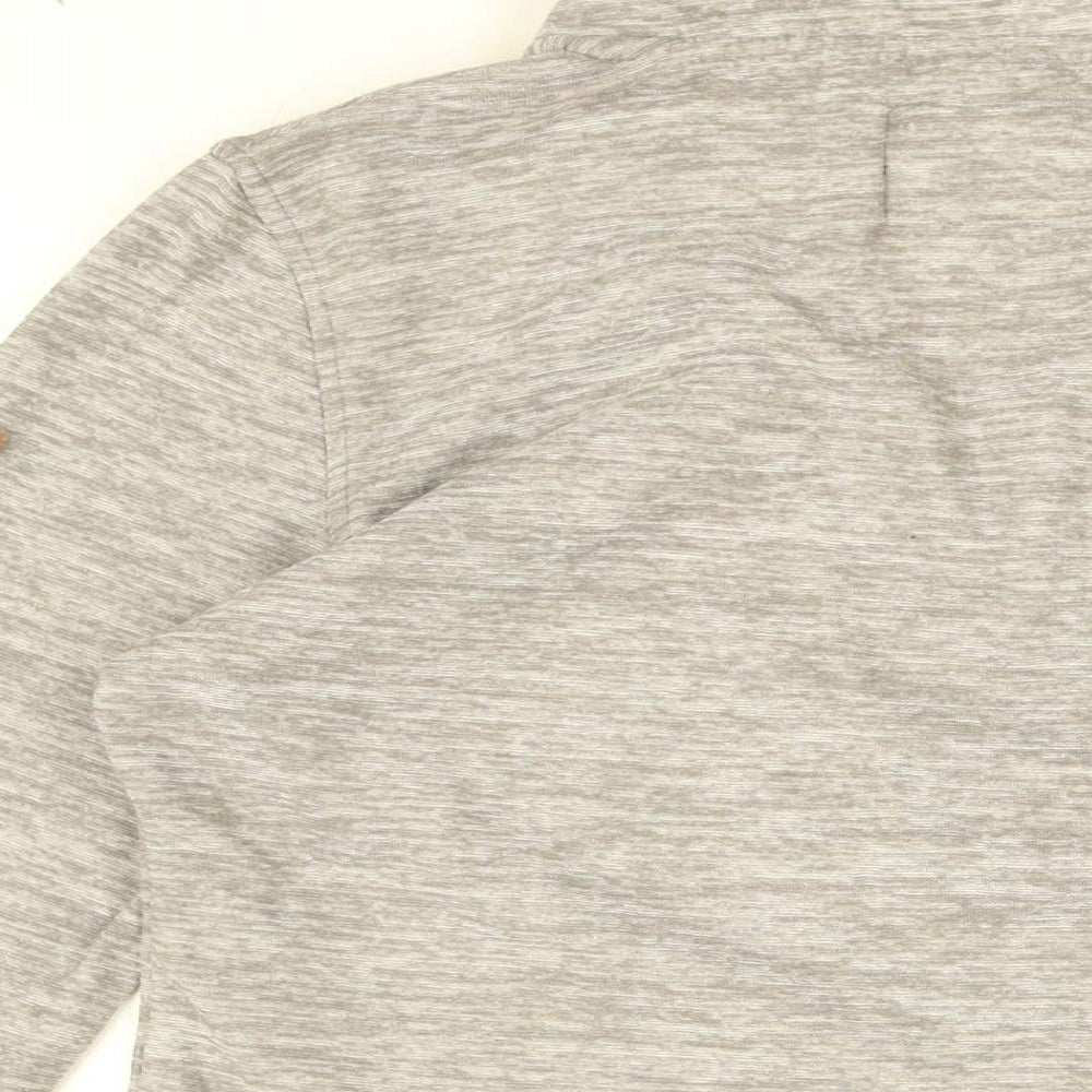 Regatta Womens Grey Polyester Pullover Sweatshirt Size 14 Zip