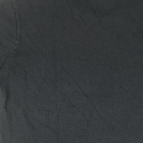 HUGO BOSS Mens Blue Cotton T-Shirt Size M Round Neck