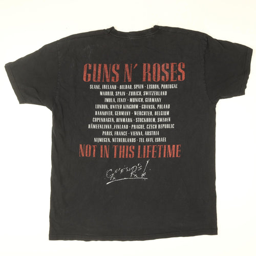 Guns N' Roses Mens Black Cotton T-Shirt Size XL Round Neck - Guns'N'Roses