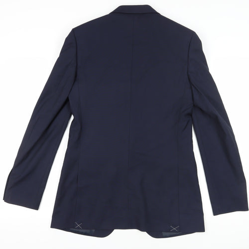 Marks & Spencer Blue Regular Fit Blazer - M