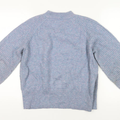 Marks and Spencer Blue Acrylic Jumper, M, Crew Neck