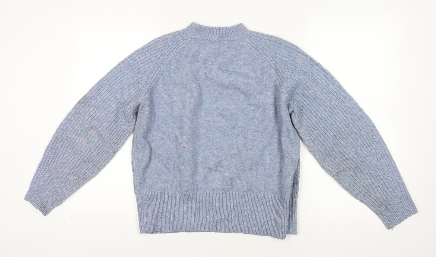 Marks and Spencer Blue Acrylic Jumper, M, Crew Neck