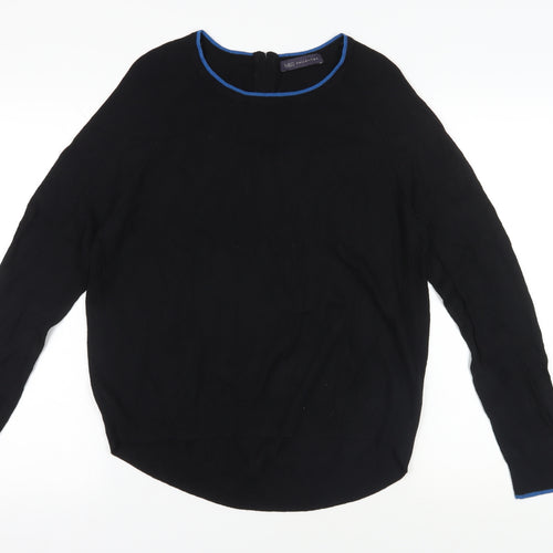 Marks and Spencer Black Round Neck Jumper Size 14