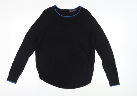 Marks and Spencer Black Round Neck Jumper Size 14