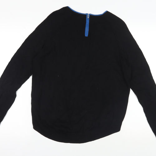 Marks and Spencer Black Round Neck Jumper Size 14