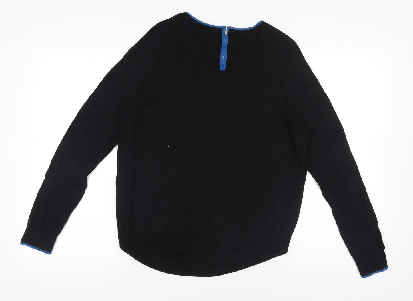 Marks and Spencer Black Round Neck Jumper Size 14