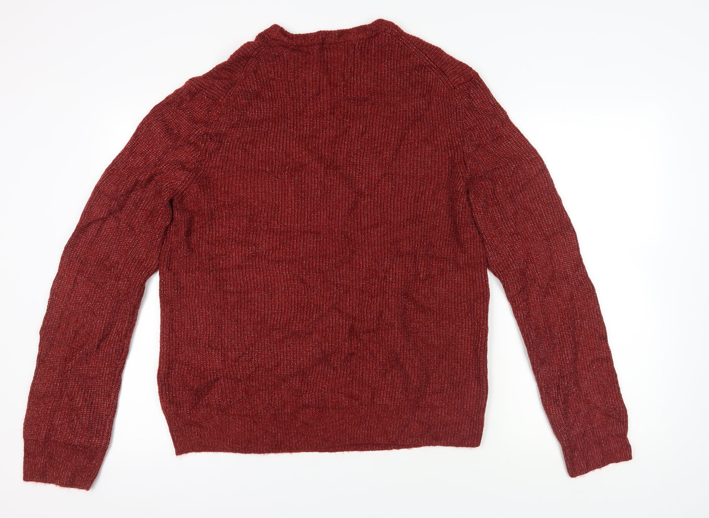 Marks and Spencer Red L Men's Knit Pullover Sweater