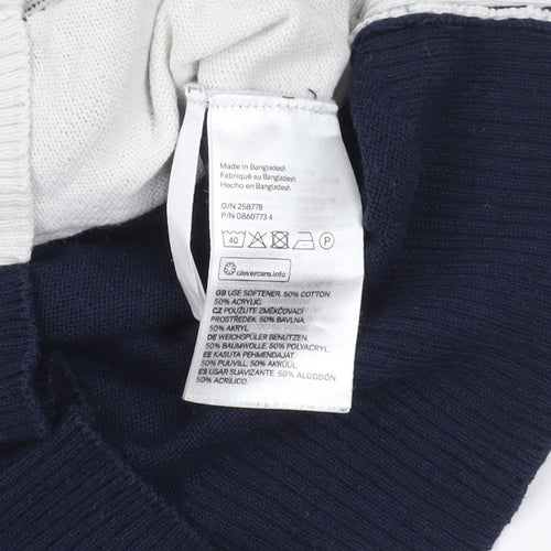 H&M Boys Multicoloured Christmas Pullover Jumper Size 14Y